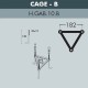 Фонарный столб Fumagalli K22.158.S30.AXF1R Saba