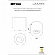 Накладной светильник iLedex Technical 113-12W-D100-4000K-24DG-WH Metrica