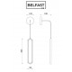 Бра Belfast 86226C-1W BL Nevis