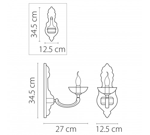 Бра Osgona 697612 Barcato Бра Osgona 697612 Barcato