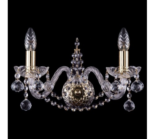 Бра Bohemia Ivele Crystal 1411B/2/160/G/Balls 1411 Бра Bohemia Ivele Crystal 1411B/2/160/G/Balls 1411