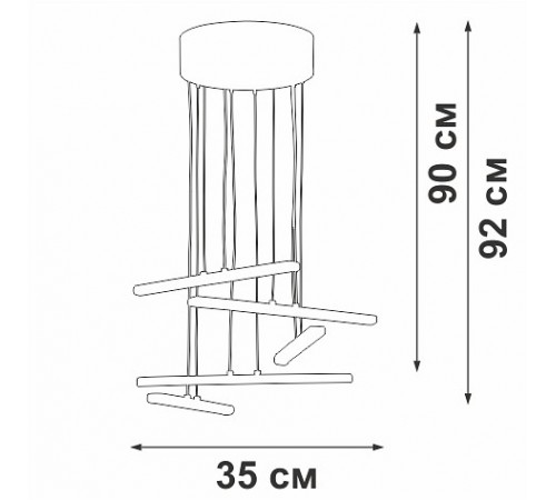 Подвесной светильник Vitaluce V3046-0/5S V3046 Подвесной светильник Vitaluce V3046-0/5S V3046