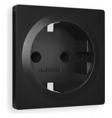 Накладка для розетки с заземлением и со шторками Ambrella Volt AP8070 Quant