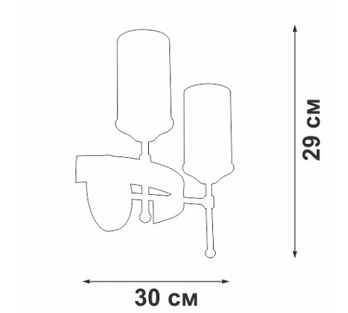Бра Vitaluce V1813-7/2A V1813 Бра Vitaluce V1813-7/2A V1813