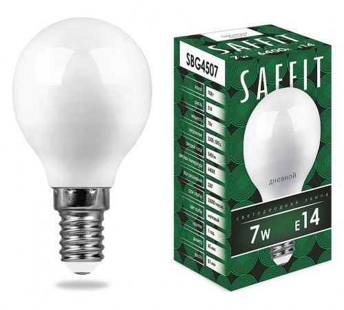 Лампа светодиодная Feron Saffit 55123 SBG4507 Лампа светодиодная Feron Saffit 55123 SBG4507