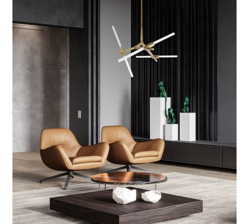 Люстра на штанге Loft it 10399/6 GD Agnes Люстра на штанге Loft it 10399/6 GD Agnes