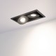 Встраиваемый светильник Arlight 26877 CL-SIMPLE-S148x80-2x9W Day4000 (BK, 45 deg)