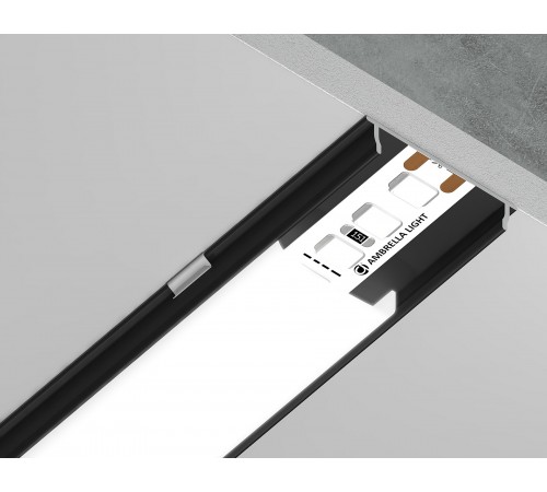 Профиль накладной гибкий Ambrella Light GP1600BK GP Профиль накладной гибкий Ambrella Light GP1600BK GP