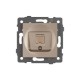 Розетка Ethernet RJ-45 и со шторками, без рамки Arlight 49849 SCT