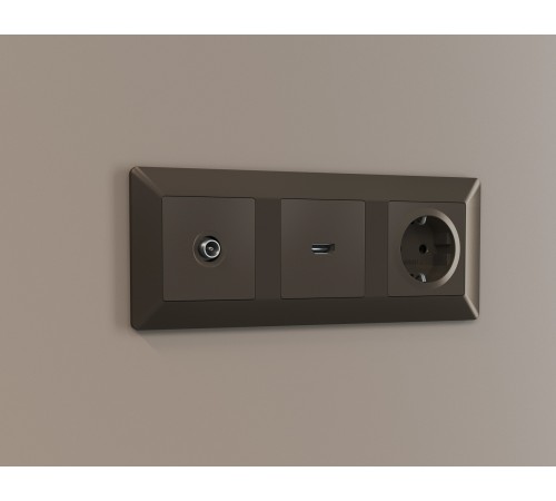 Рамка на 3 поста Ambrella Volt AF110633 Line Рамка на 3 поста Ambrella Volt AF110633 Line