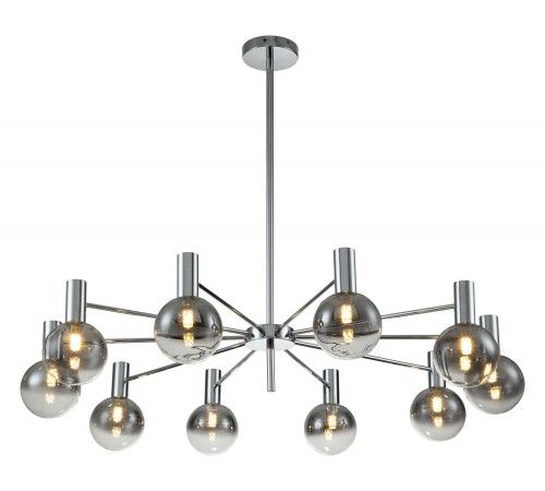 Люстра на штанге Indigo 13015/10R Chrome Collana