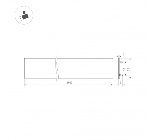 Плата декоративная для трека Arlight 038422 MAG-ORIENT
