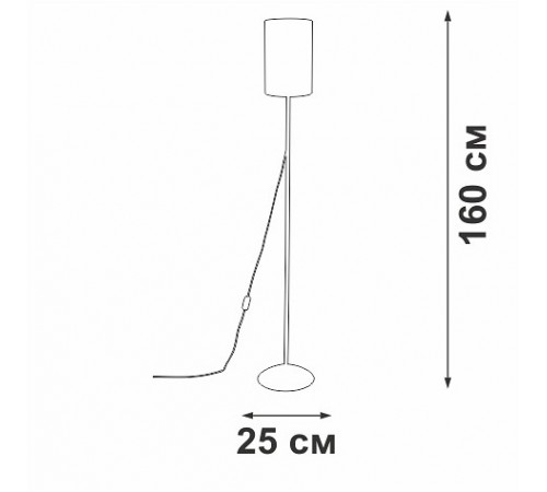 Торшер Vitaluce V2840-1/1P V2840