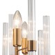 Подвесная люстра Indigo 11040/7P Brass Favara