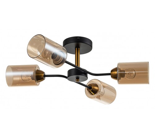 Люстра на штанге Escada 1131/4P Black/Gold Vertigo Люстра на штанге Escada 1131/4P Black/Gold Vertigo