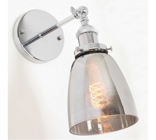 Бра LUMINA DECO LDW 6800-1 CHR+GY Fabi Бра LUMINA DECO LDW 6800-1 CHR+GY Fabi