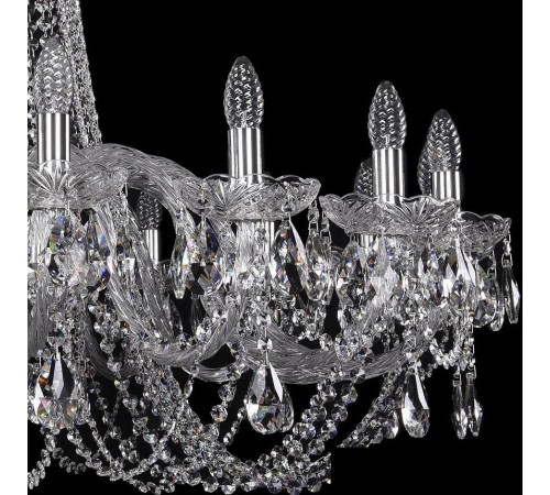 Подвесная люстра Bohemia Ivele Crystal 1402/18/400/Ni 1402 Подвесная люстра Bohemia Ivele Crystal 1402/18/400/Ni 1402