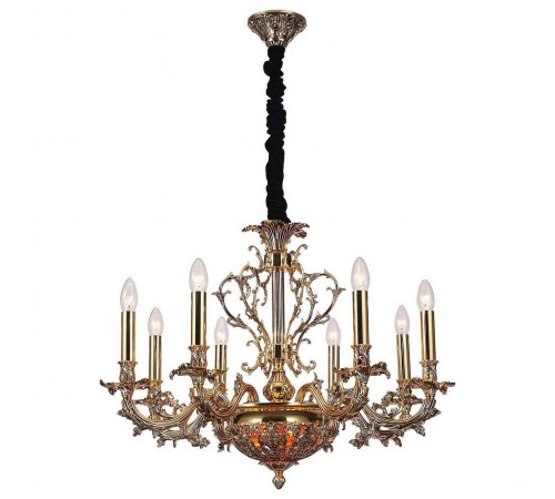 Подвесная люстра Lucia Tucci FIRENZE 1780.8.2 antique gold Firrnze
