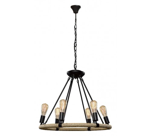 Подвесная люстра Loft it LOFT1861/6 Rope Filament Подвесная люстра Loft it LOFT1861/6 Rope Filament
