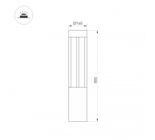 Наземный низкий светильник Arlight 045537 LGD-CASTELLO-BOLL Наземный низкий светильник Arlight 045537 LGD-CASTELLO-BOLL