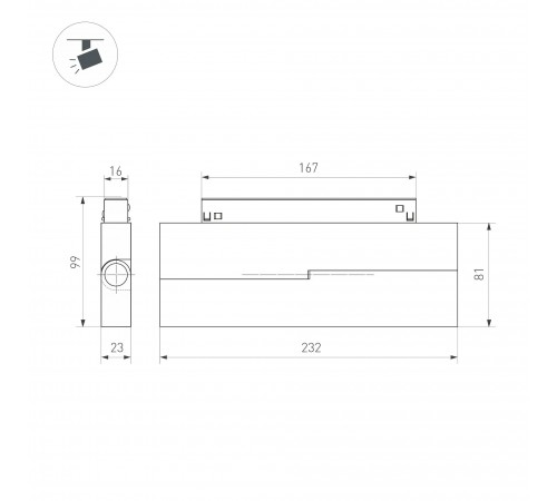 Накладной светильник Arlight 035858(1) MAG-ORIENT Накладной светильник Arlight 035858(1) MAG-ORIENT