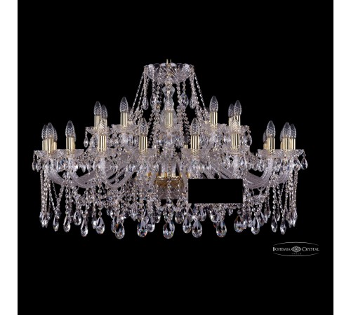 Подвесная люстра Bohemia Ivele Crystal 1413/20+10/400/G 1413 Подвесная люстра Bohemia Ivele Crystal 1413/20+10/400/G 1413
