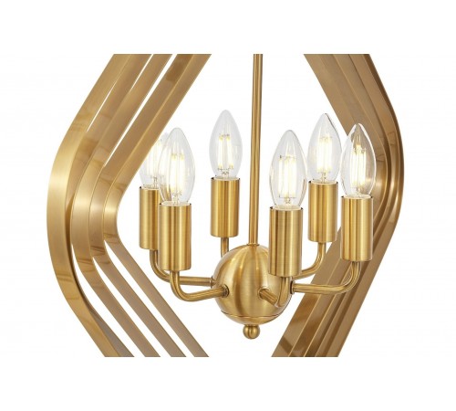 Подвесная люстра LUMINA DECO LDP 8005-6 MD Crulia Подвесная люстра LUMINA DECO LDP 8005-6 MD Crulia