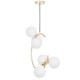 Подвесная люстра LUMINA DECO LDP 7031-6 F.GD BONIO