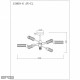 Люстра на штанге iLamp 15609-6 AN+CL Evolution