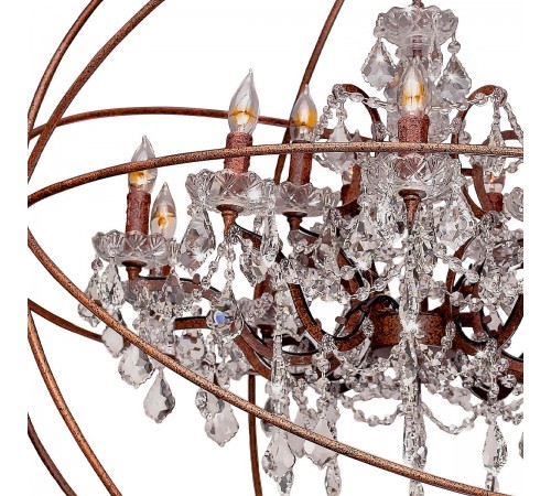 Подвесная люстра Loft it LOFT1897/15 Foucaults Orb Crystal Подвесная люстра Loft it LOFT1897/15 Foucaults Orb Crystal
