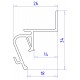 Профиль для контурной подсветки натяжного потолка Ambrella Light GP4100BK GP