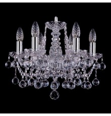 Подвесная люстра Bohemia Ivele Crystal 1413/6/141/Ni/Balls 1413