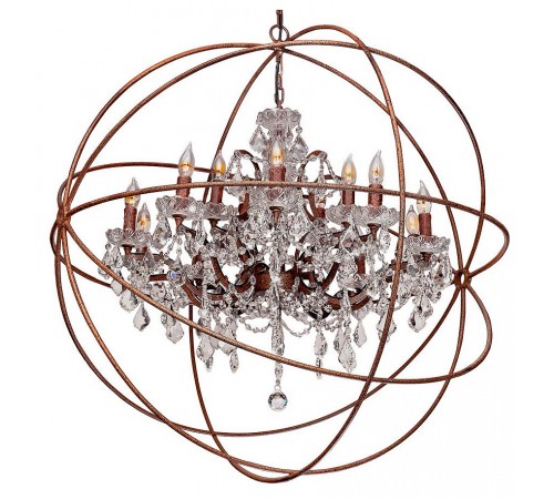 Подвесная люстра Loft it LOFT1897/15 Foucaults Orb Crystal Подвесная люстра Loft it LOFT1897/15 Foucaults Orb Crystal