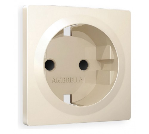 Накладка для розетки с заземлением и со шторками Ambrella Volt AP3270 Quant Накладка для розетки с заземлением и со шторками Ambrella Volt AP3270 Quant