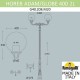 Фонарный столб Fumagalli G40.208.M20.AYE27 Globe 400