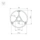 Профиль подвесной Arlight 050250 ROUND