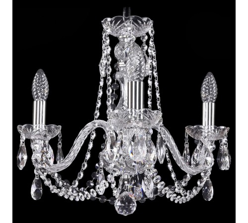 Подвесная люстра Bohemia Ivele Crystal 1402/3/160/Ni 1402 Подвесная люстра Bohemia Ivele Crystal 1402/3/160/Ni 1402