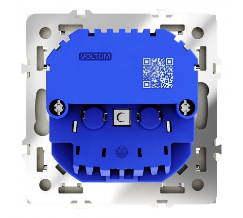 Розетка с заземлением и со шторкой и 2хUSB type A, без рамки Voltum VLS040404 S70 Розетка с заземлением и со шторкой и 2хUSB type A, без рамки Voltum VLS040404 S70