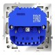 Розетка с заземлением и со шторкой и 2хUSB type A, без рамки Voltum VLS040404 S70