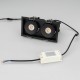 Встраиваемый светильник Arlight 26877 CL-SIMPLE-S148x80-2x9W Day4000 (BK, 45 deg)