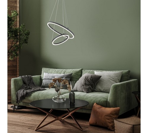 Подвесной светильник Escada 10254/2LED Black APP Void Подвесной светильник Escada 10254/2LED Black APP Void