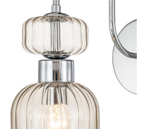 Бра Escada 1141/1A Chrome/Beige Gloss Бра Escada 1141/1A Chrome/Beige Gloss