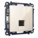 Розетка Ethernet RJ-45 и со шторками, без рамки Ambrella Volt MA312010 Quant