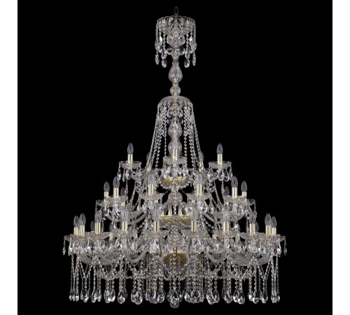 Подвесная люстра Bohemia Ivele Crystal 1413/20+10+5/400/XL-158/3d/G 1413