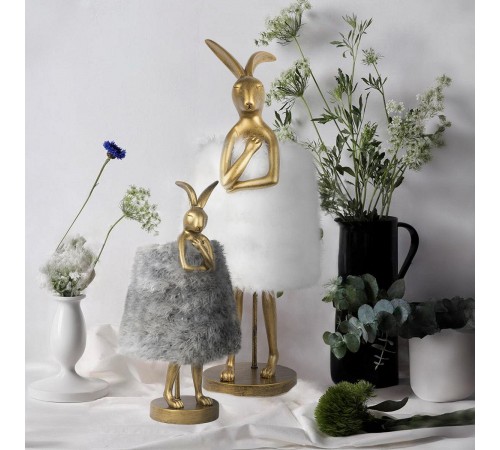 Настольная лампа декоративная Loft it 10315/B Grey fluff Lapine Настольная лампа декоративная Loft it 10315/B Grey fluff Lapine