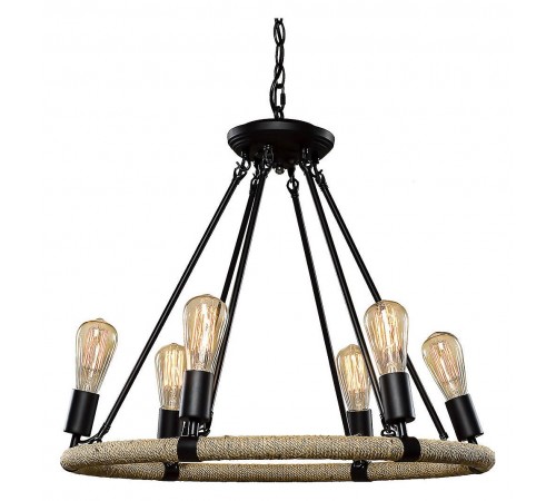Подвесная люстра Loft it LOFT1861/6 Rope Filament Подвесная люстра Loft it LOFT1861/6 Rope Filament
