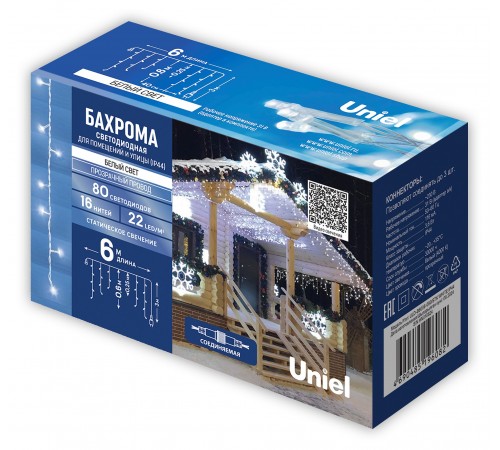 Бахрома световая Uniel UL-00012074 Бахрома световая Uniel UL-00012074
