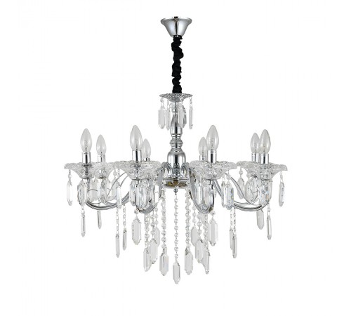 Подвесная люстра Escada 2111/8P Chrome Fantail Подвесная люстра Escada 2111/8P Chrome Fantail