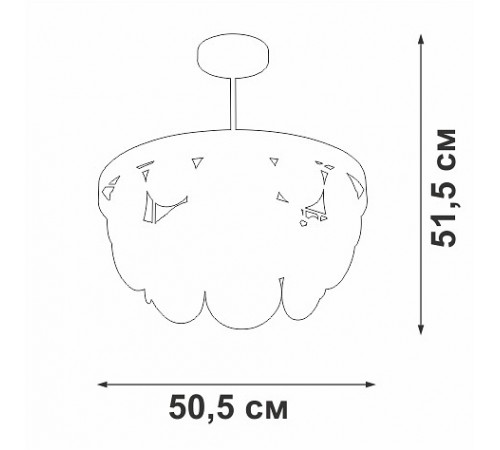Люстра на штанге Vitaluce V5882-8/6PL V5882 Люстра на штанге Vitaluce V5882-8/6PL V5882