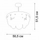 Люстра на штанге Vitaluce V5882-8/6PL V5882